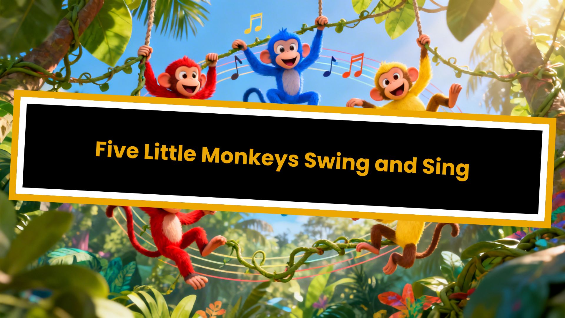 Five Little Monkeys Swing and Sing