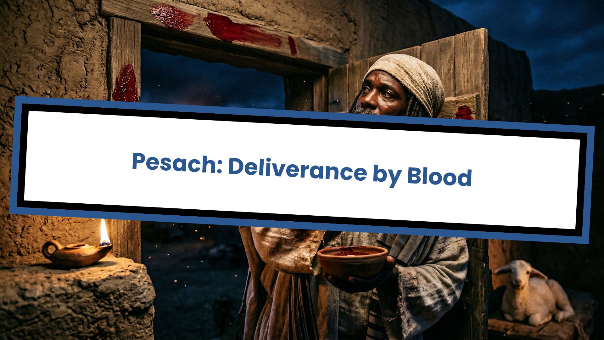 Pesach: Deliverance by Blood