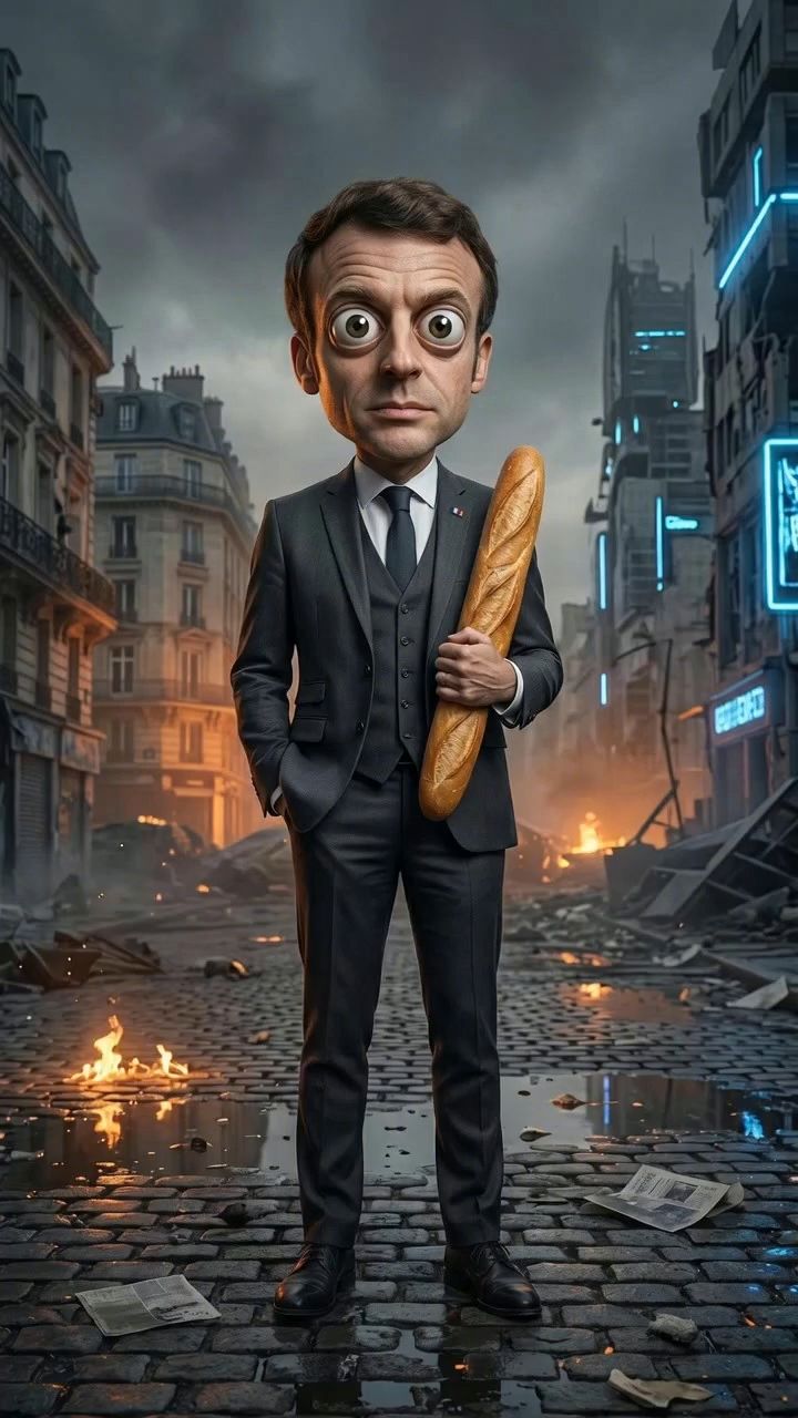 Macronini Amid Global Collapse
