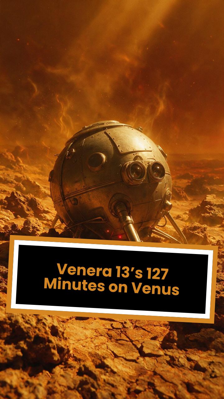 Venera 13’s 127 Minutes on Venus