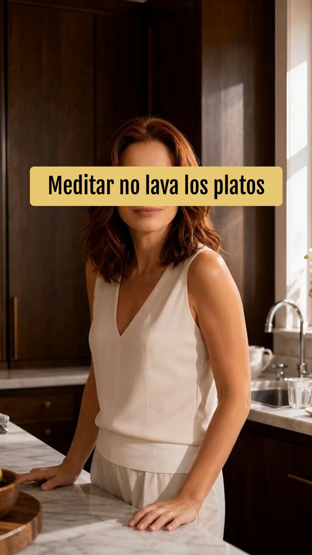 Meditar no lava los platos