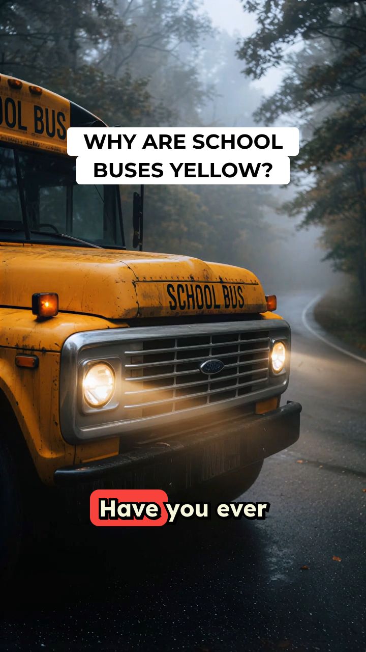 Why School Buses Are Yellow