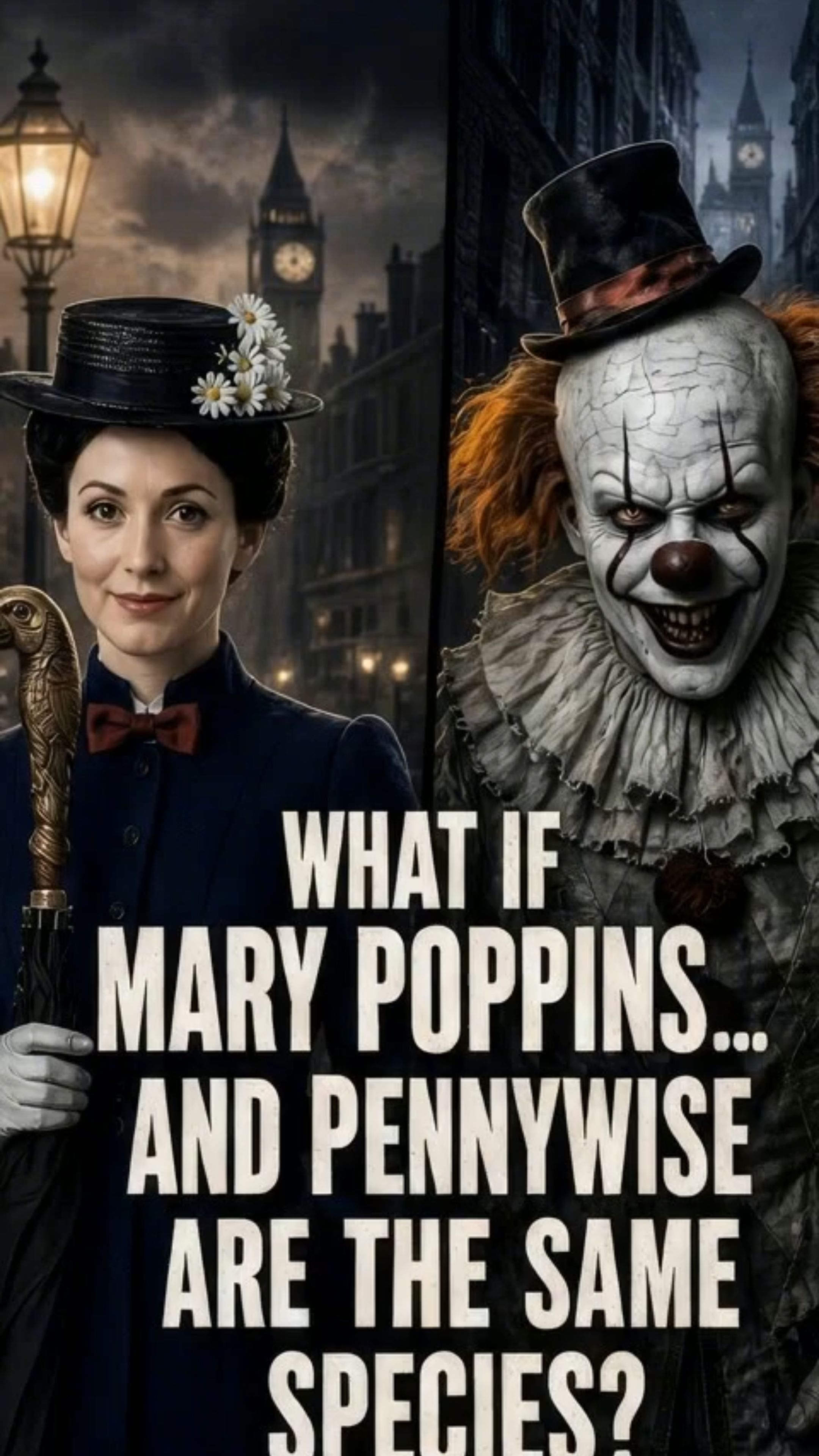 Mary Poppins and Pennywise: Same Species?