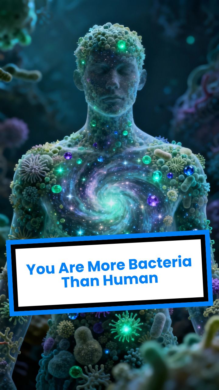 You Are More Bacteria Than Human