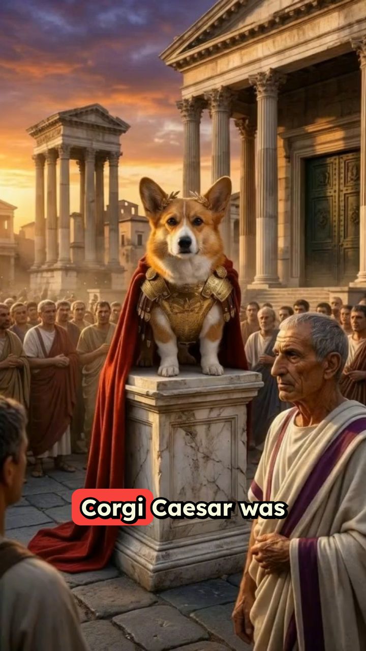 Corgi Caesar: The Furry Dictator of Rome