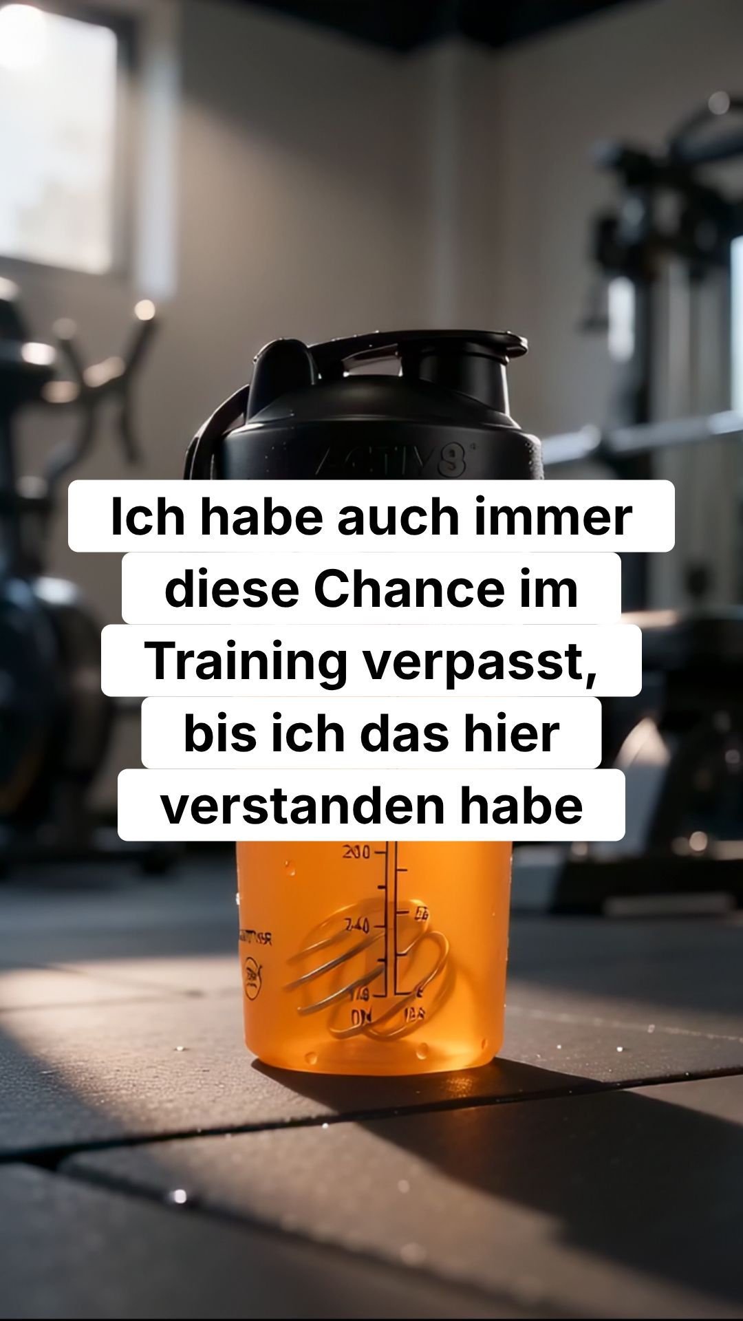EAA: Treibstoff für dein Training