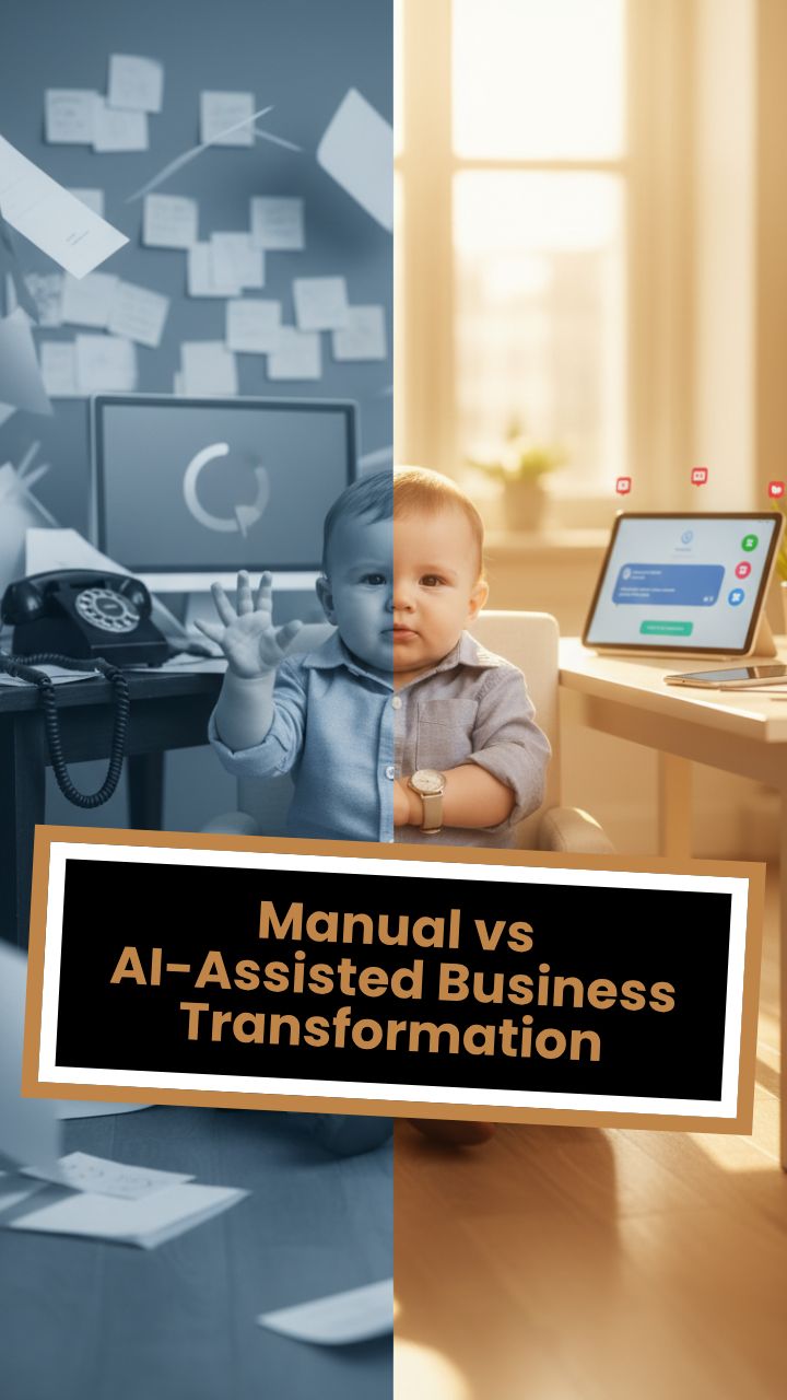 Manual vs AI-Assisted Business Transformation