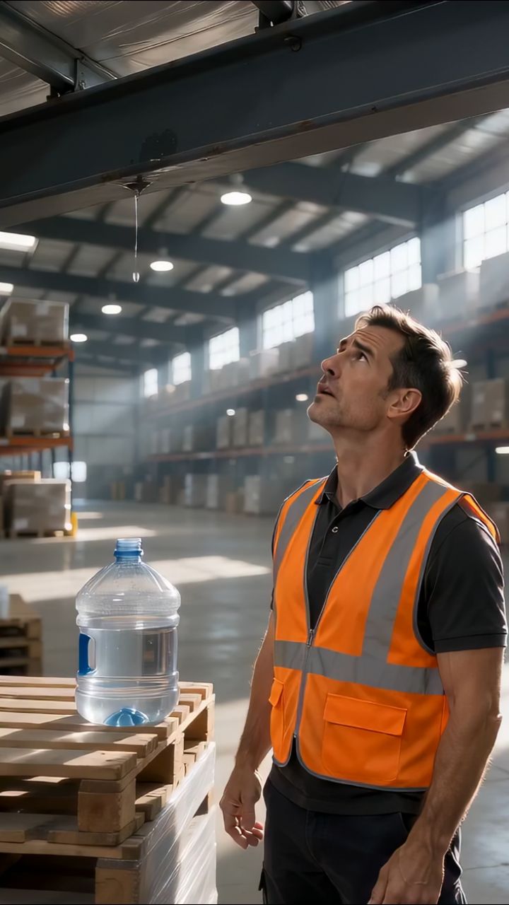 Commercial Roofing Lead Generation Ad - Don't Wait For The Ceiling