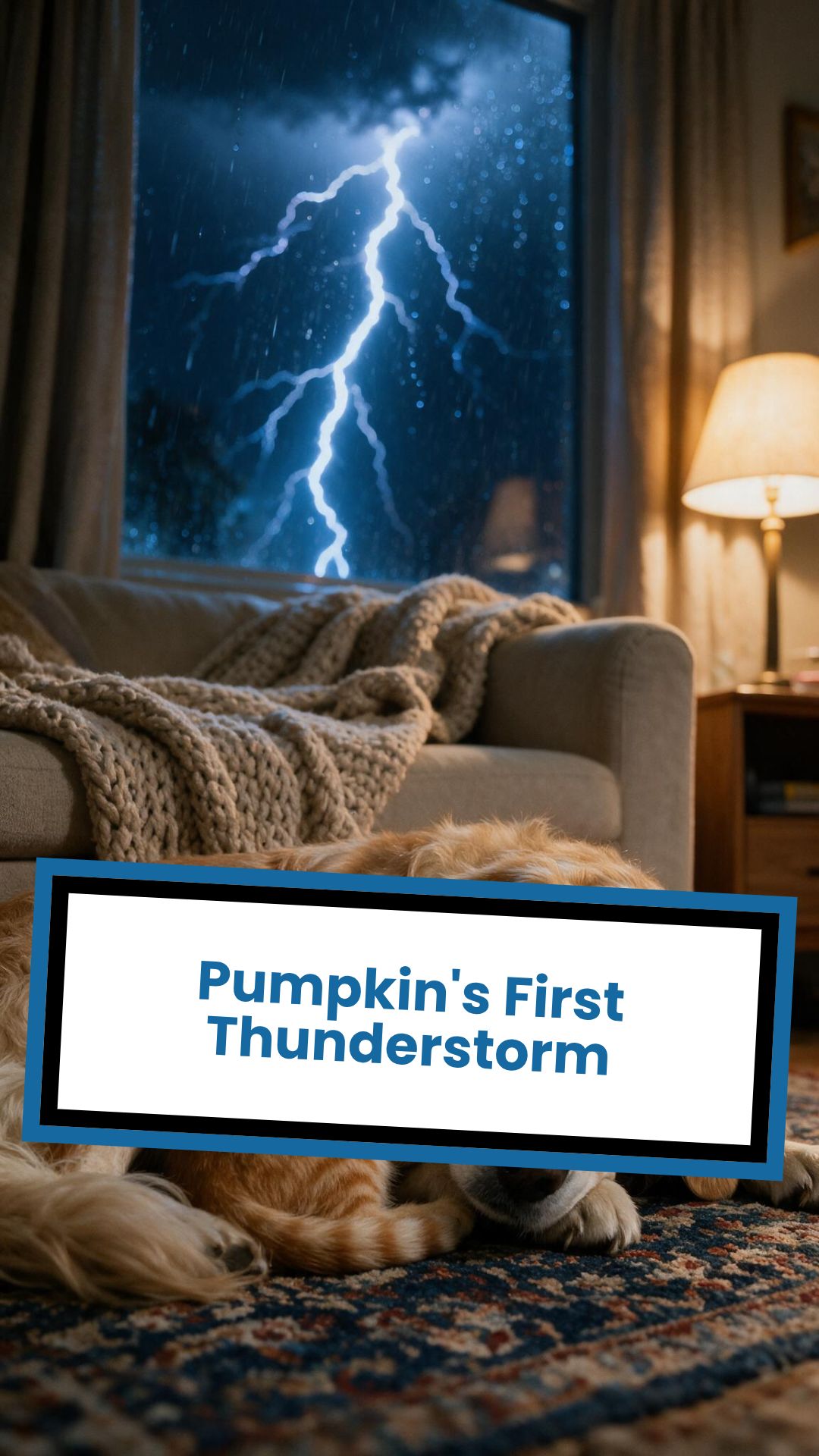 Pumpkin's First Thunderstorm