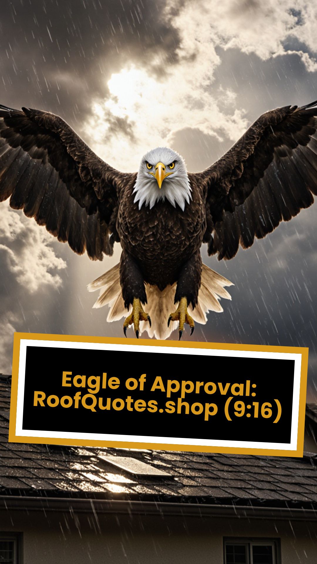 Eagle of Approval: RoofQuotes.shop (9:16)