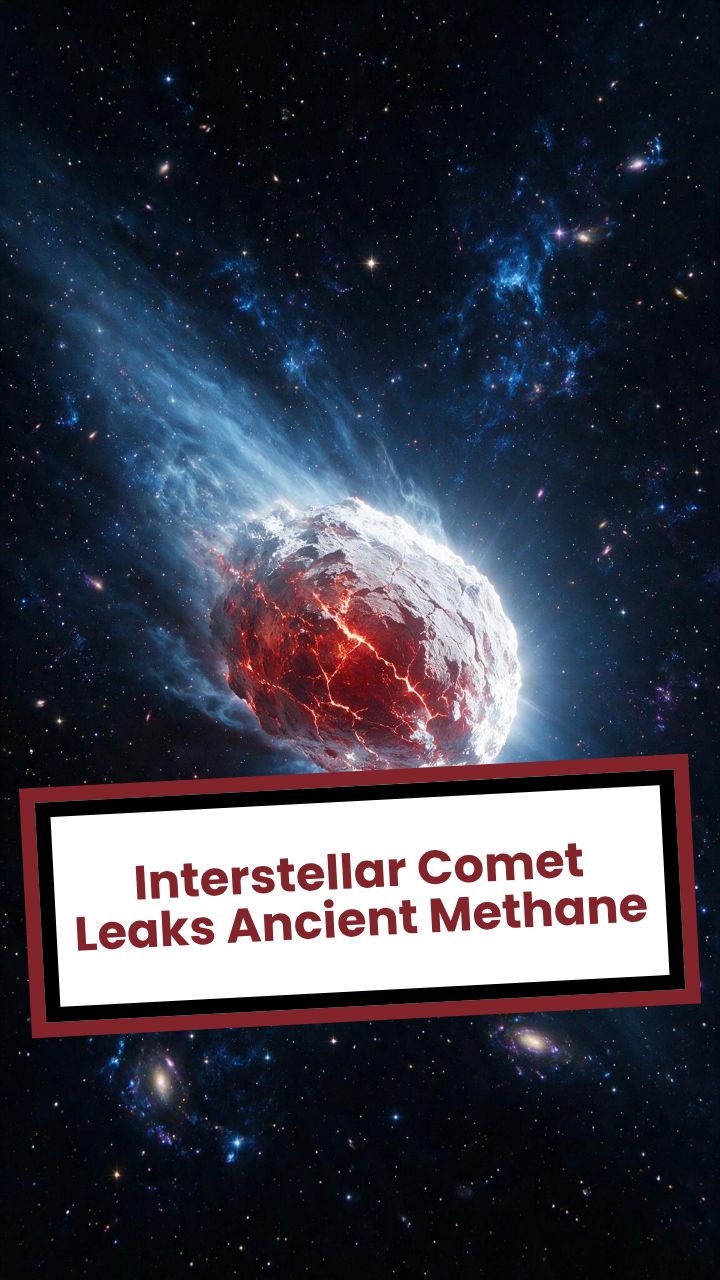 Interstellar Comet Leaks Ancient Methane