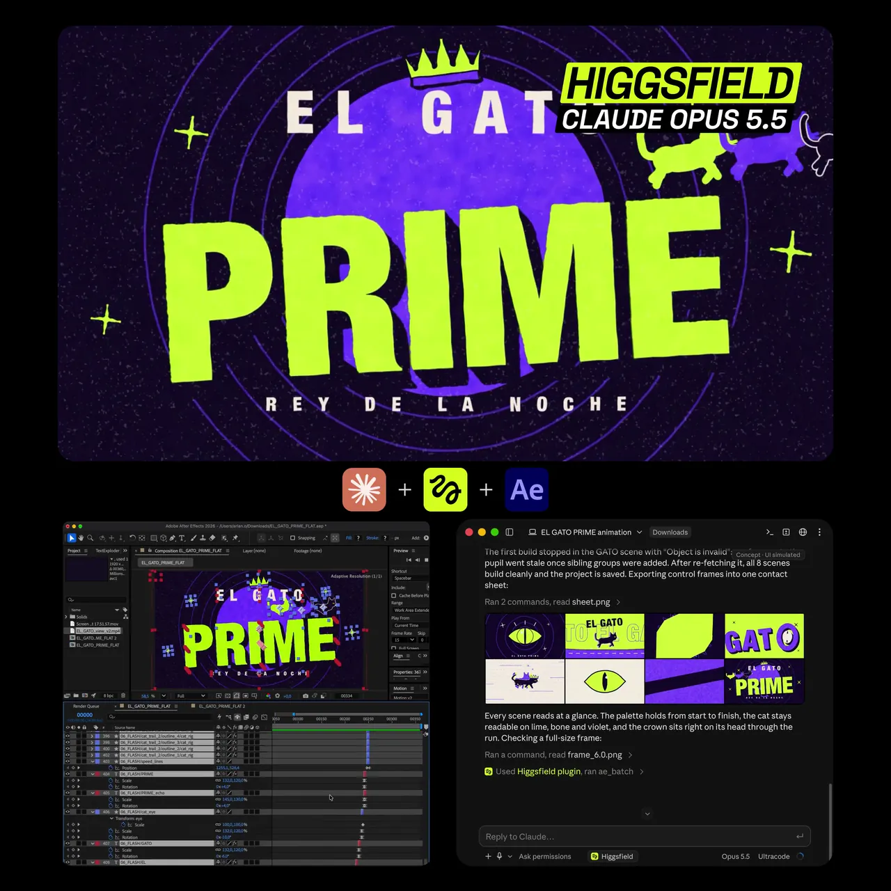 El Gato Prime: kinetic typography