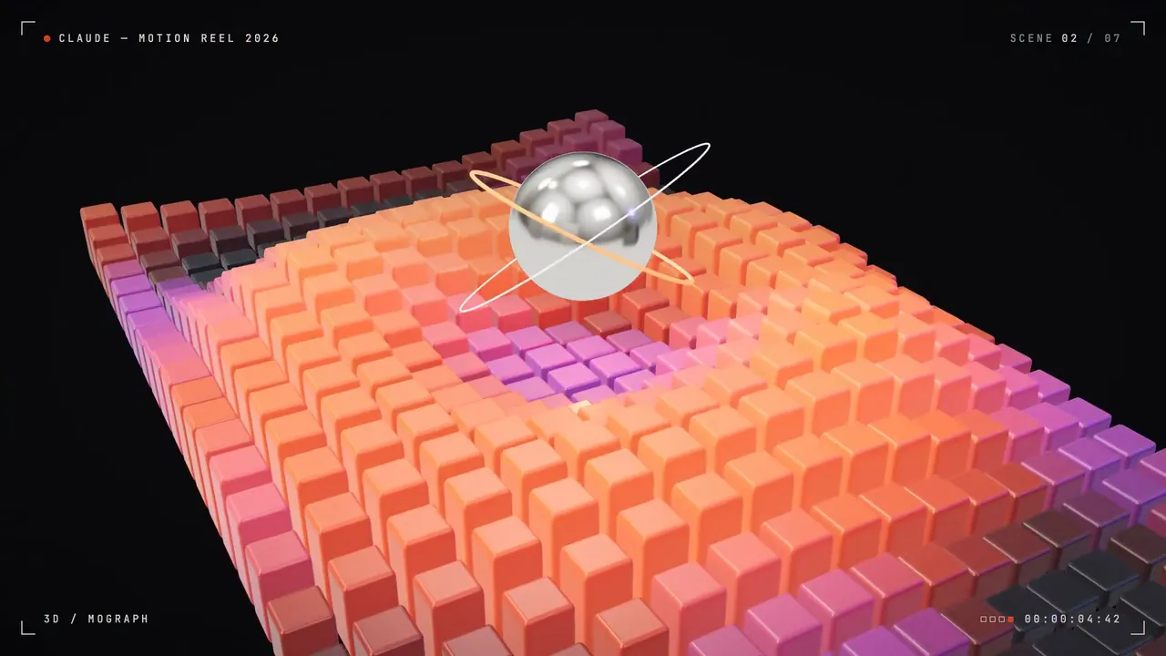 A hot orange motion reel