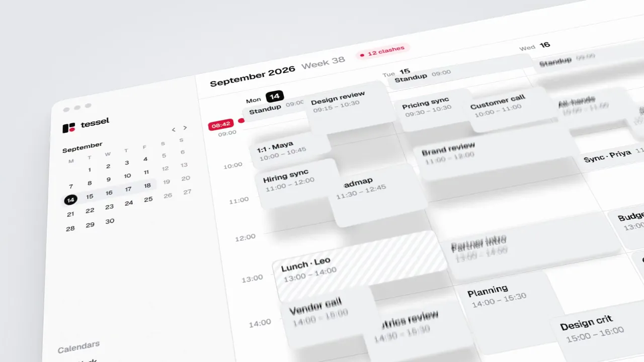 tessel: a calendar launch written in code
