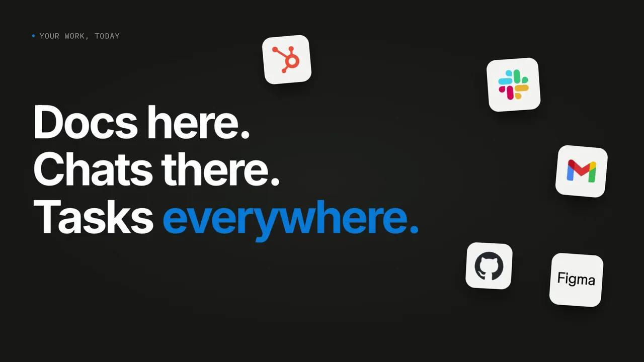 An AI workspace launch from one prompt