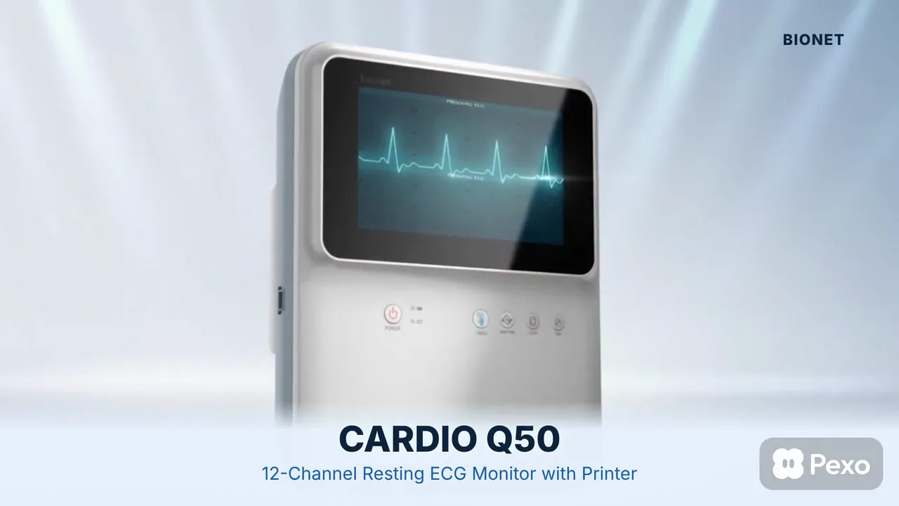 Cardio Q50: an ECG monitor product film