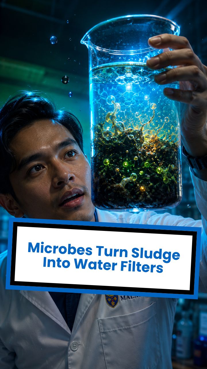 Microbes Turn Sludge Into Water Filters