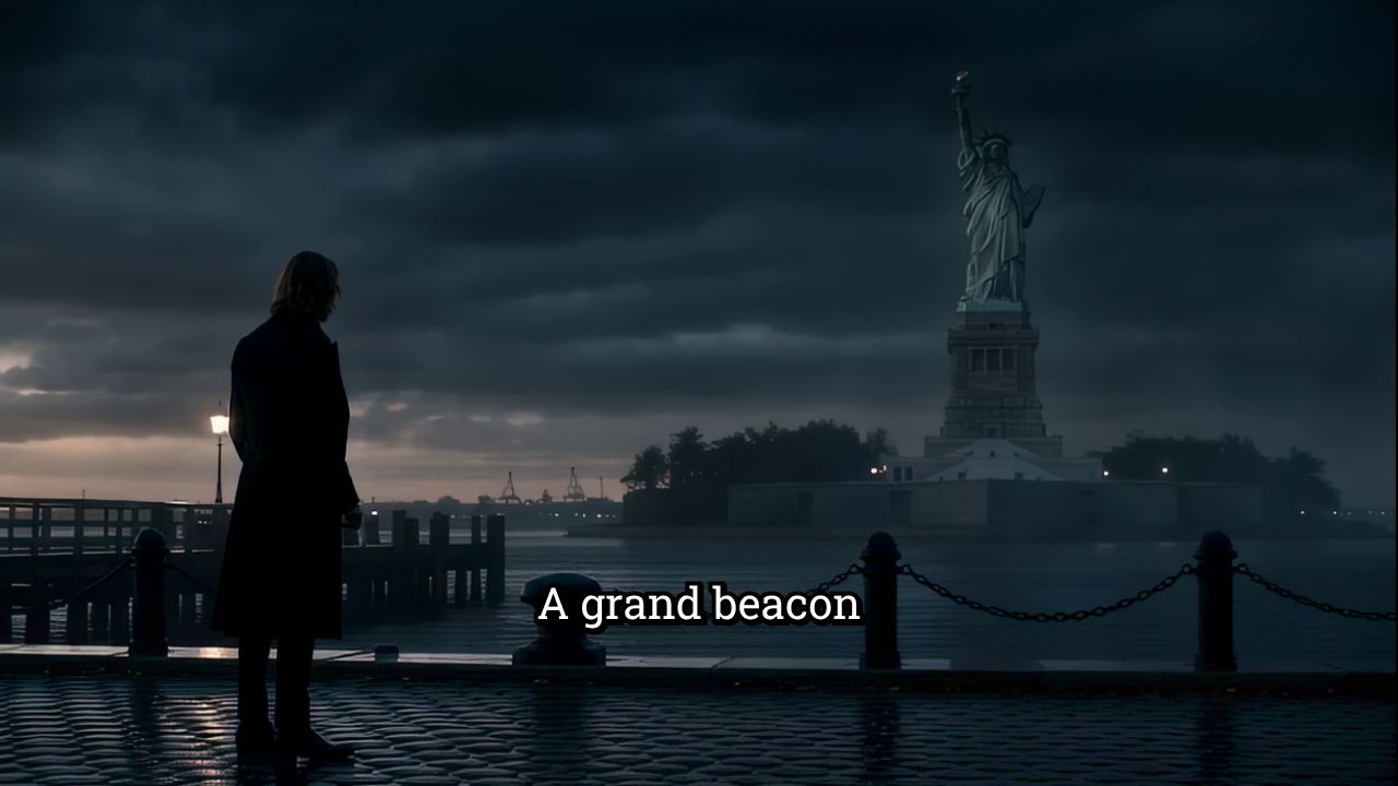 Lucifer at New York Harbour 1886