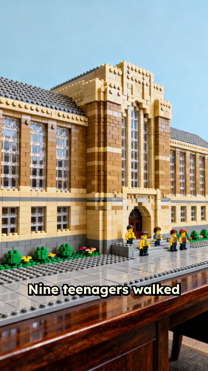 The Little Rock Nine in LEGO