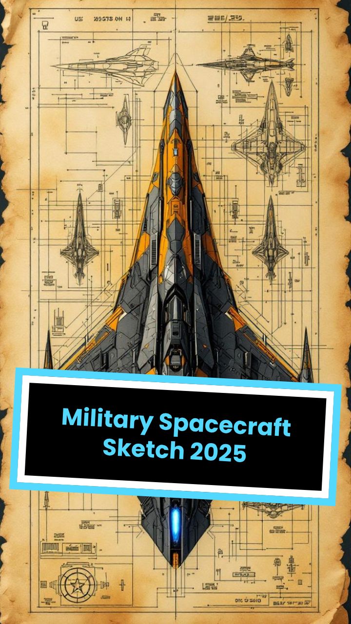 Military Spacecraft Sketch 2025