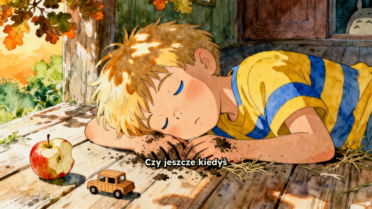 Mały ja ciągle biega po podwórku