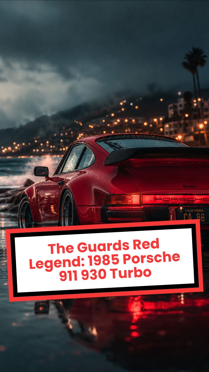 The Guards Red Legend: 1985 Porsche 911 930 Turbo