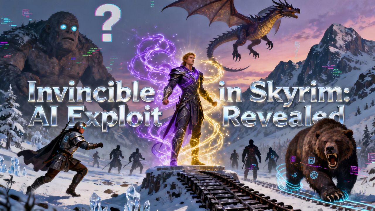 Invincible in Skyrim: AI Exploit Revealed
