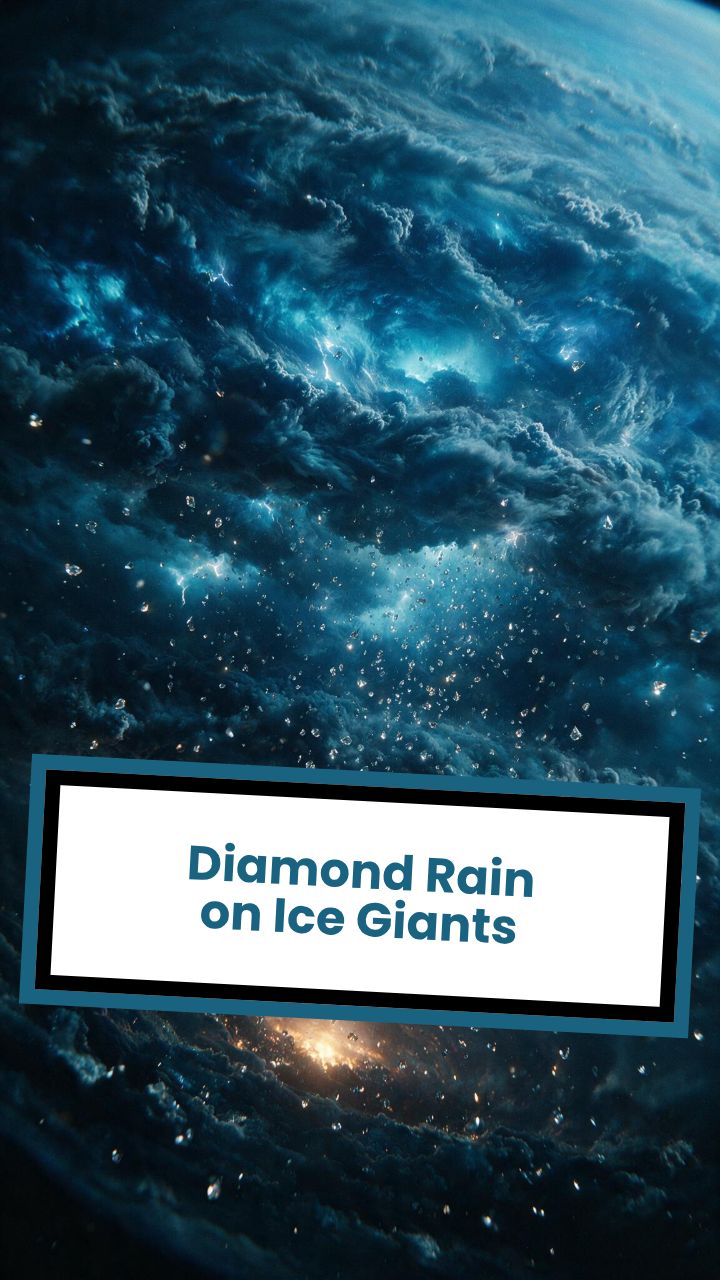 Diamond Rain on Ice Giants