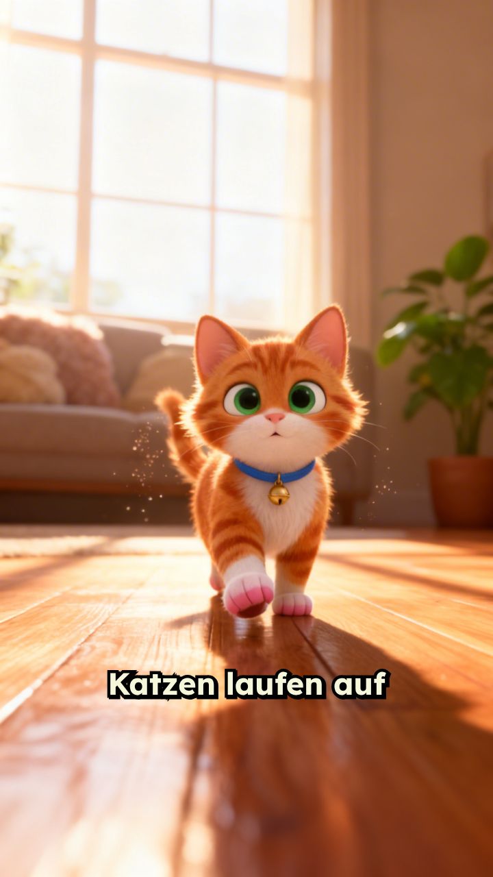Die Anatomie der Katzenpfoten