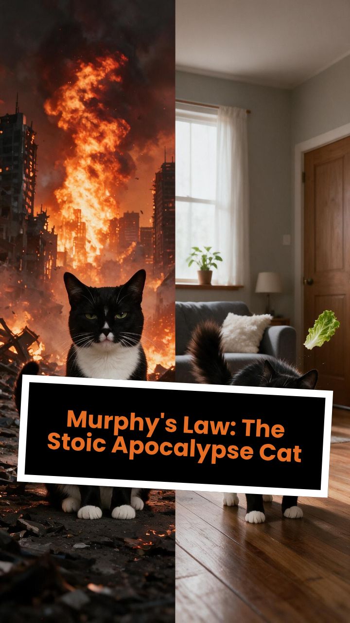 Murphy's Law: The Stoic Apocalypse Cat