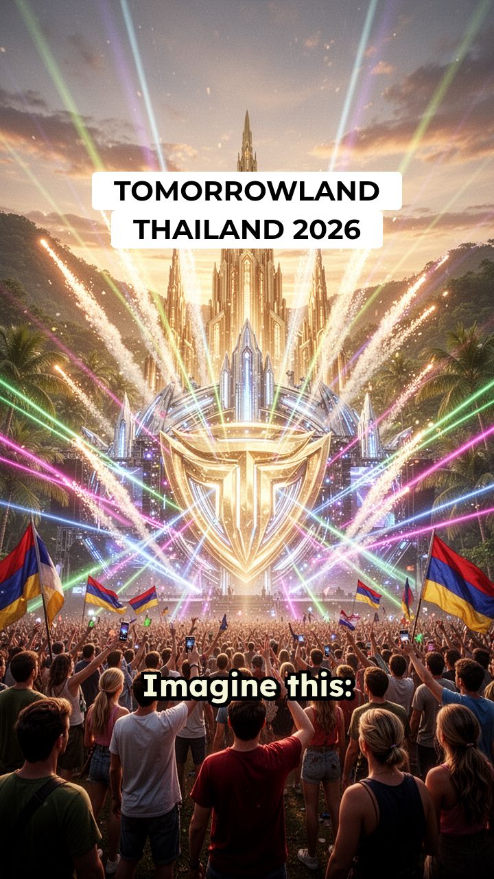 Tomorrowland Thailand 2026 Itinerary Reel