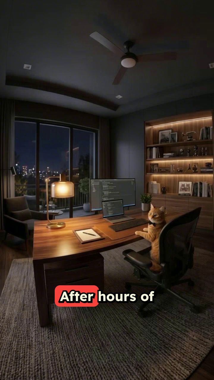 Corporate Cat Overtime