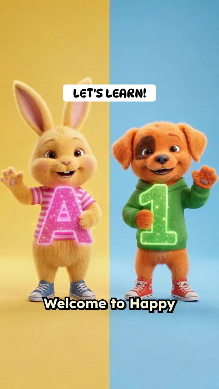Happy Rhyme World Letters and Numbers Mashup