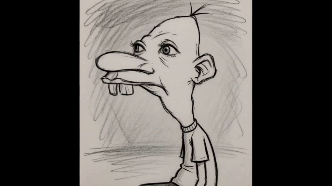Grotesque Manny Sketch