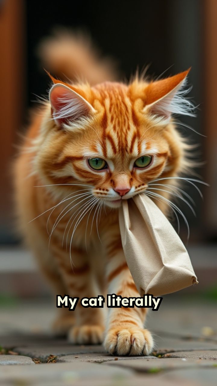 A Cat's Culinary Disappointment
