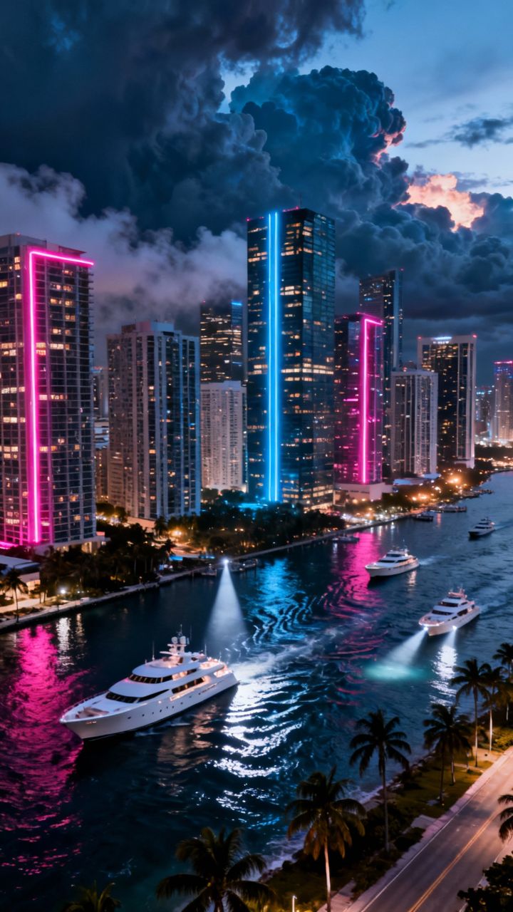 Black Lambo Miami Nights