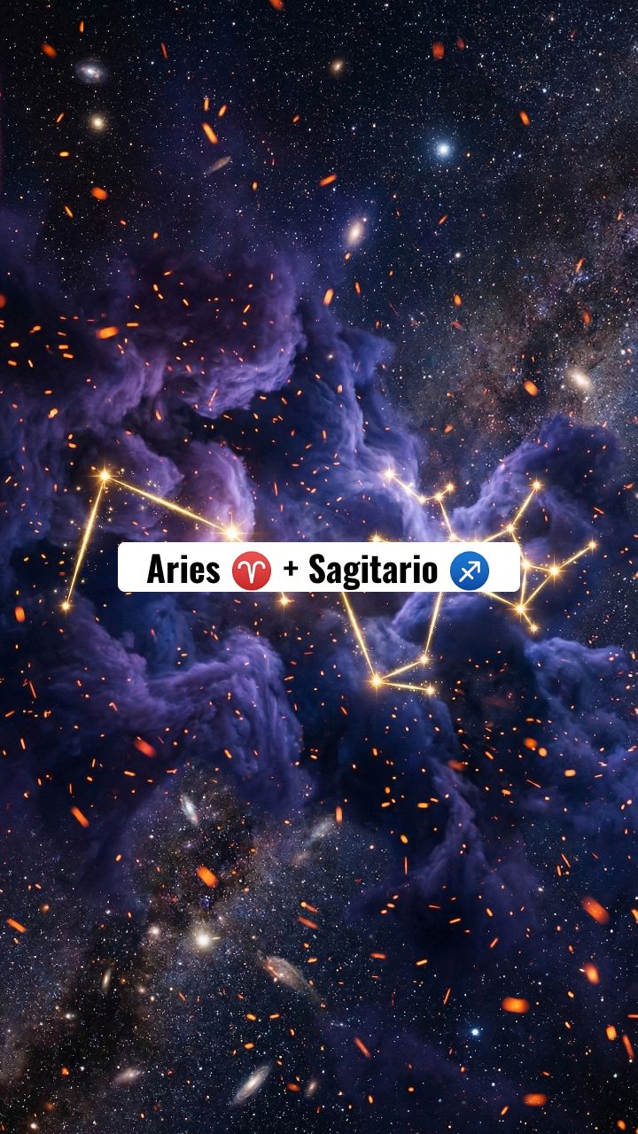 Aries y Sagitario: La Pareja de Fuego