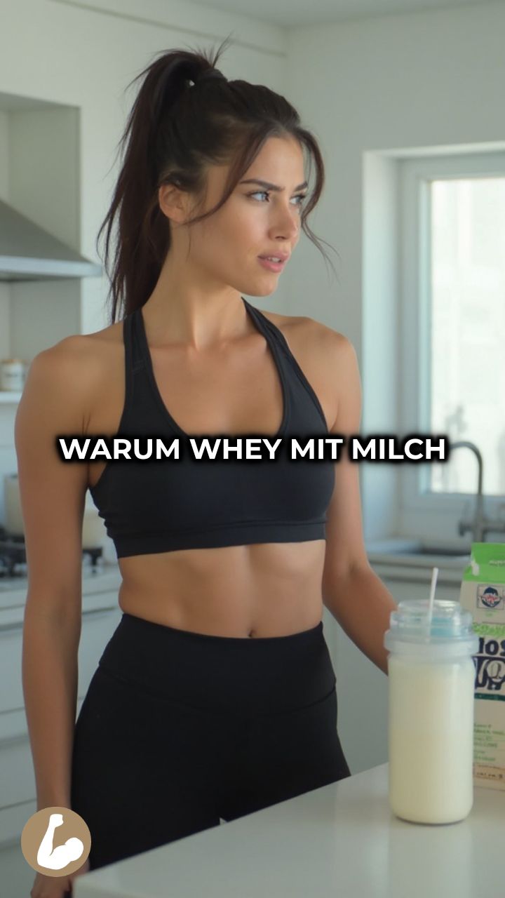 Whey mit Wasser statt Milch