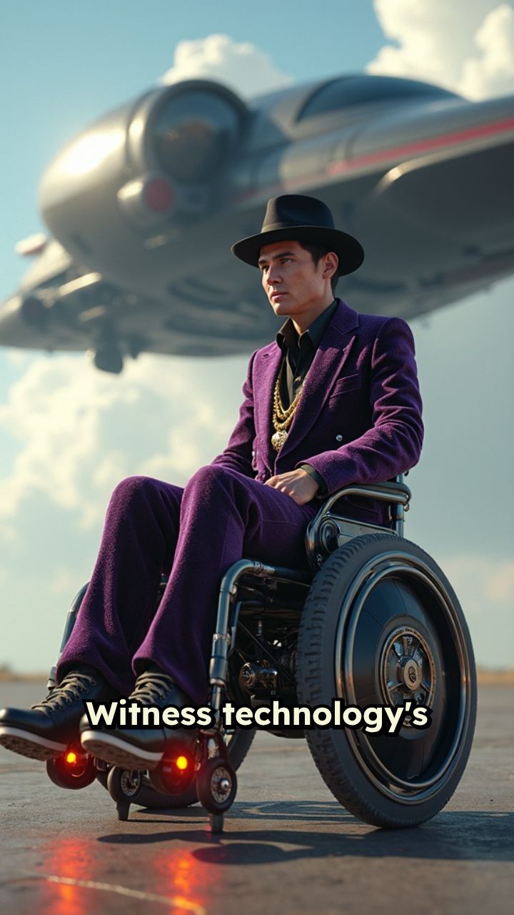 Cosmic Journey: From Wheelchair to Spaceship