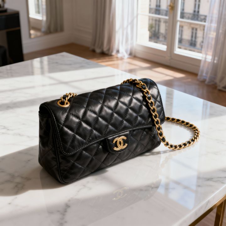 Advertisement - Chic Elegance: CHANEL Handbags Showcase