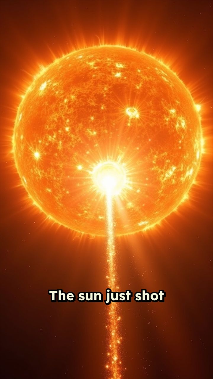 Possible Northern Lights from Solar Flare