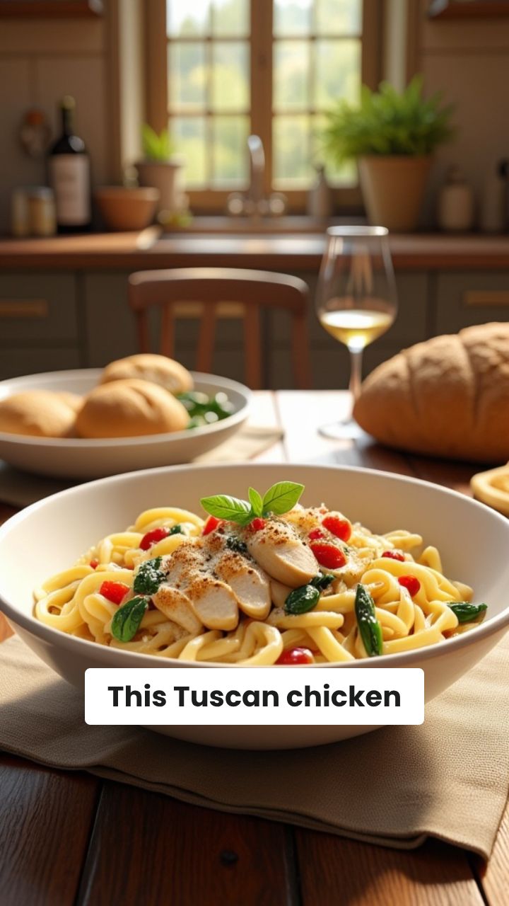 30-Minute Tuscan Chicken Pasta