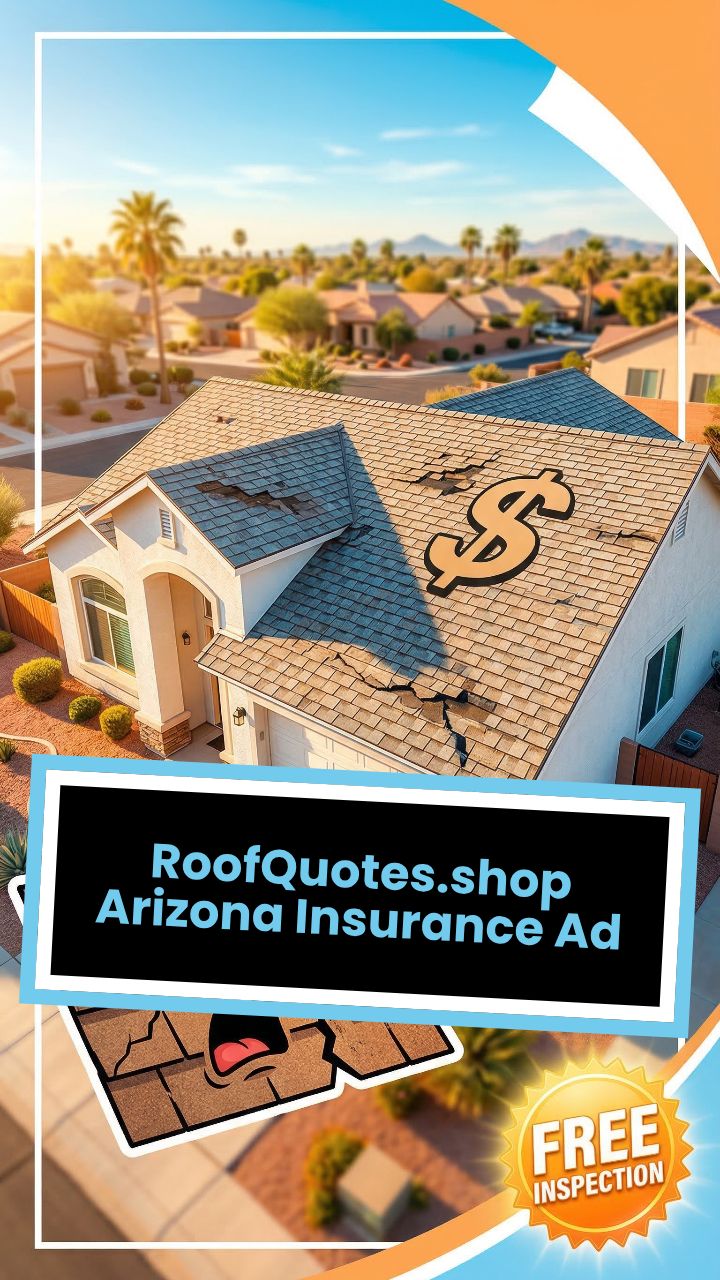 RoofQuotes.shop Arizona Insurance Ad