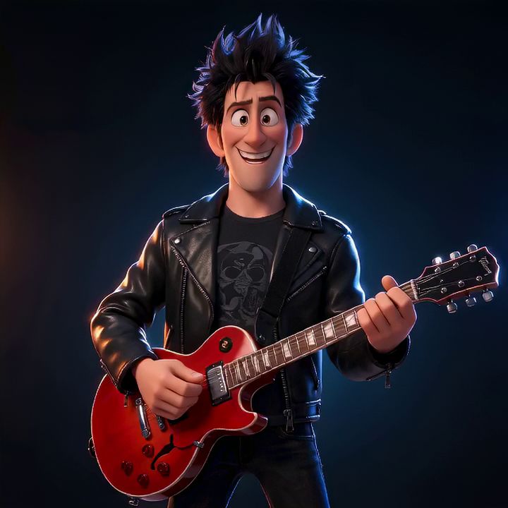 Pixar Animated 3D Rocker Hologram