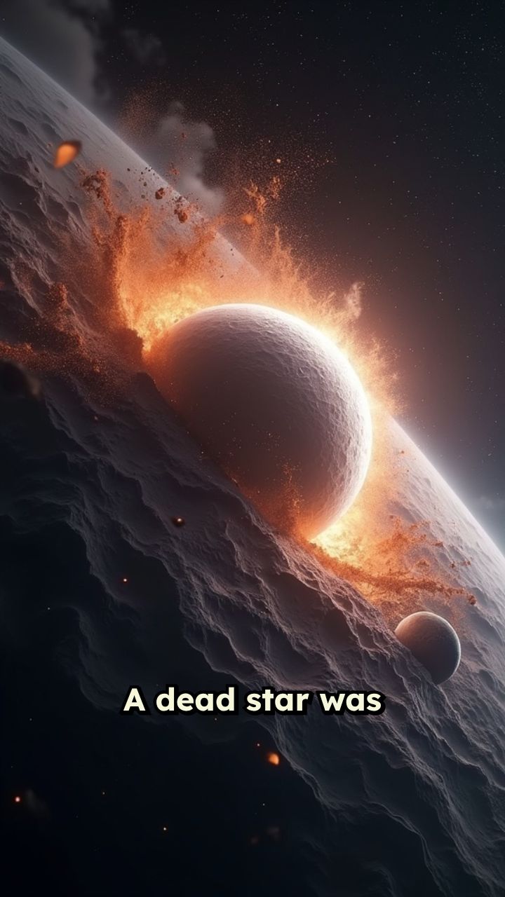 Dead Star Devours Icy World