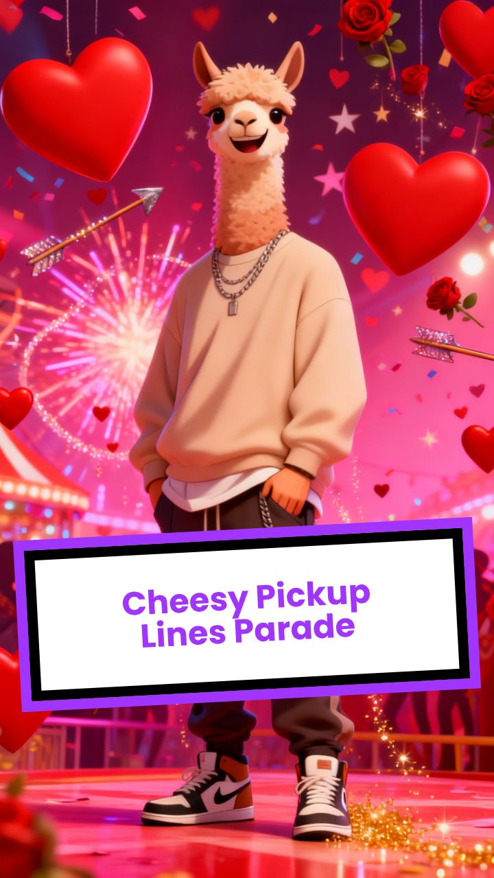 Cheesy Pickup Lines Parade