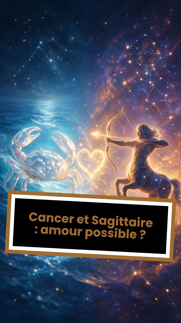 Cancer et Sagittaire : amour possible ?