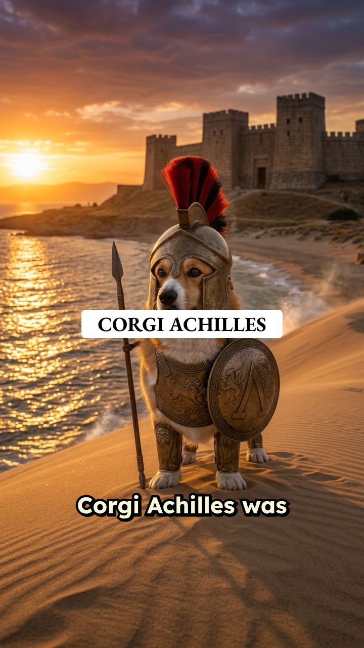 Corgi Achilles: The Legend of Troy