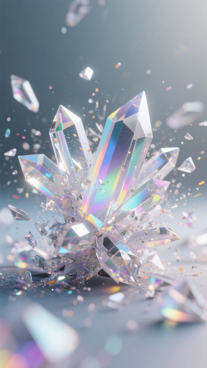 Shattering Crystals and Rainbow Dust