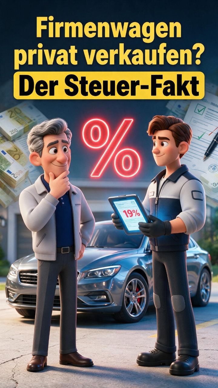 Firmenwagen privat verkaufen? Der Steuer-Fakt